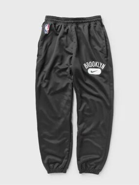 Nike Dri-fit Kids Black Brooklyn Logo Joggers, Medium 10/12